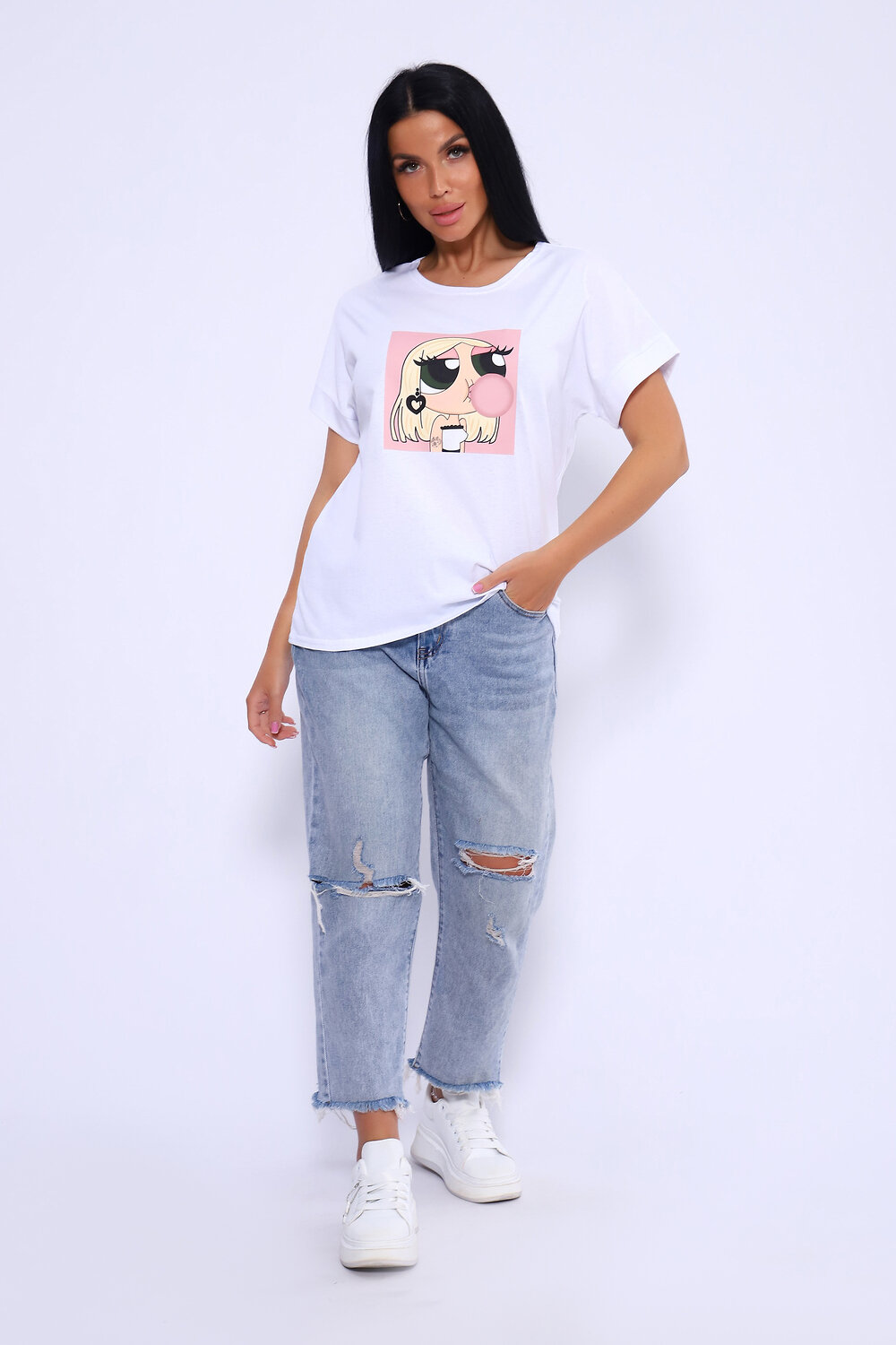 ст. цена582руб.! 582582Натали Футболка 82059белый