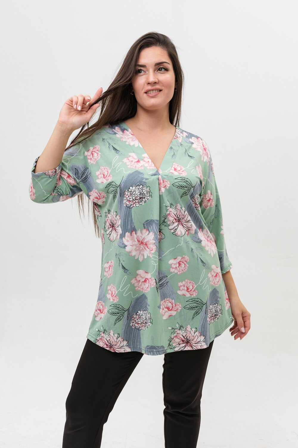 ст. цена894руб.! 894894Натали Туника 6766фисташковый