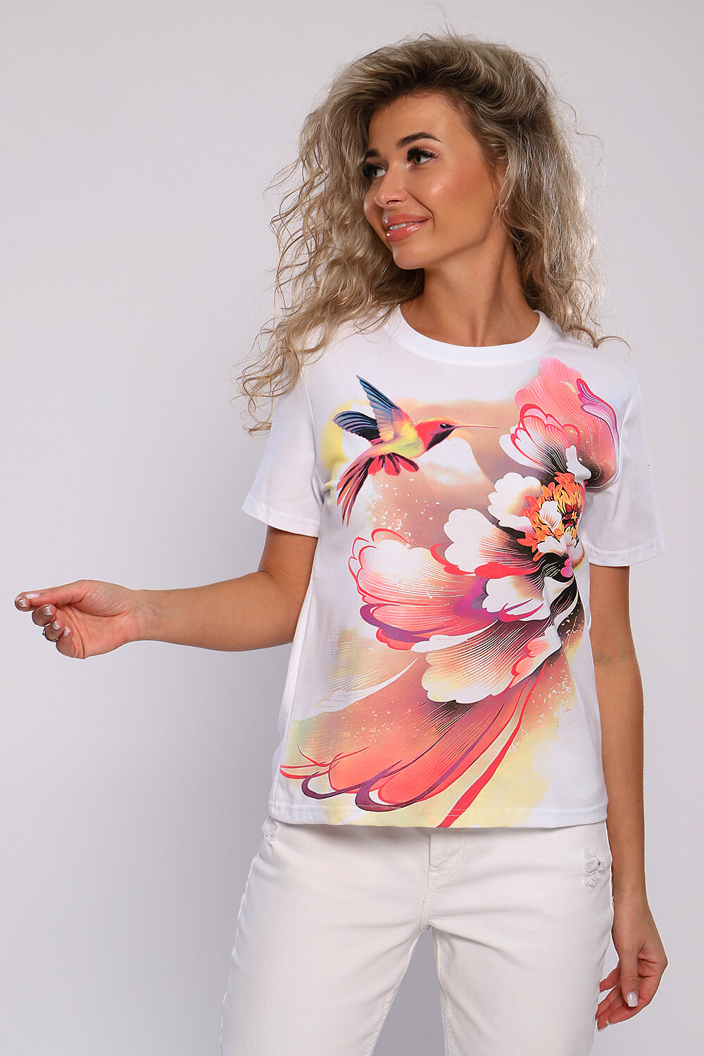 ст. цена672руб.! 672672Натали Футболка 70061белый