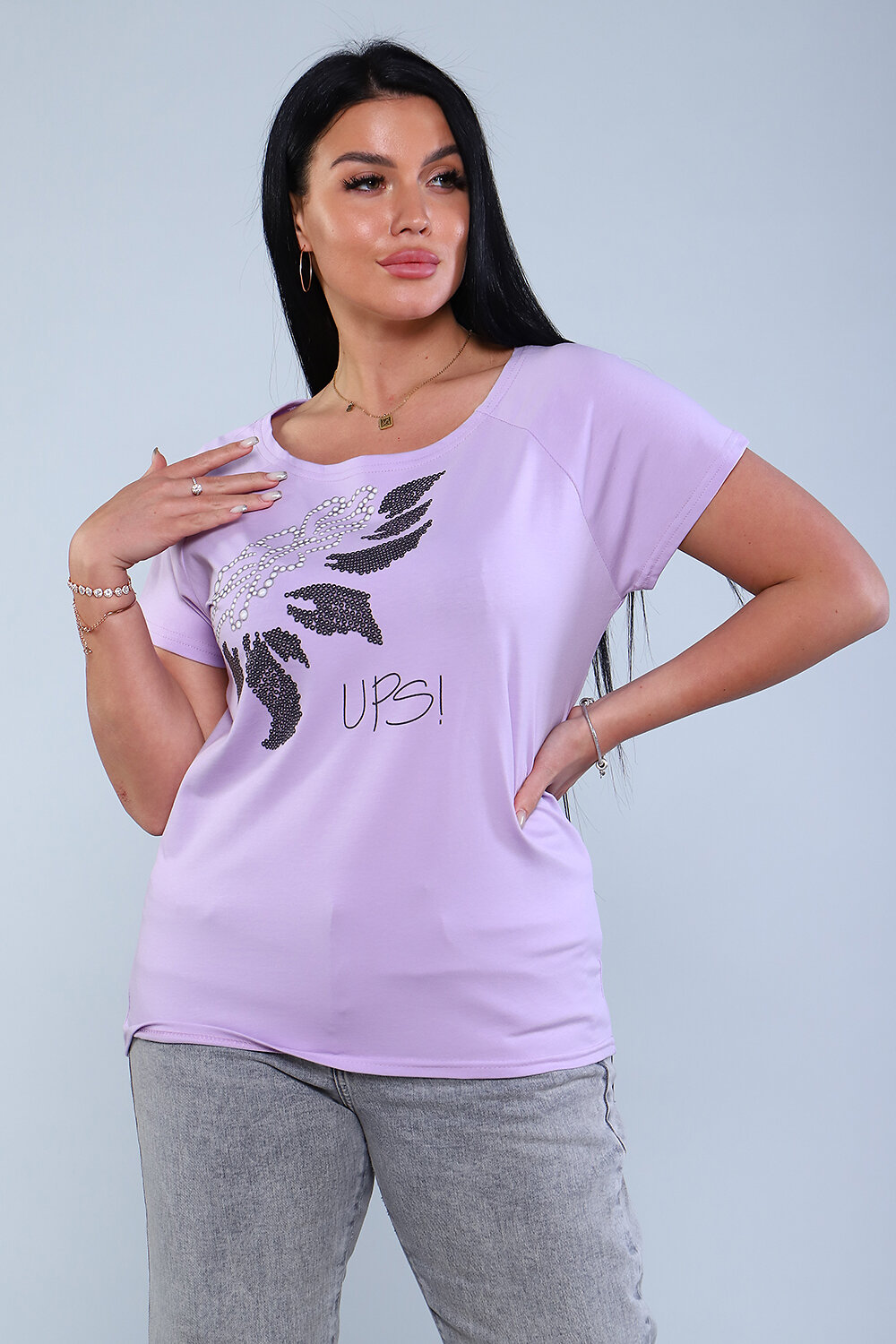 ст. цена618руб.! 618618Натали Футболка 82013лаванда