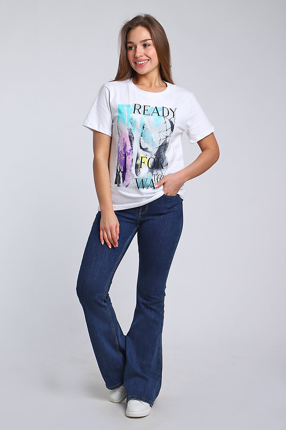 ст. цена636руб.! 636636Натали Футболка 70098белый