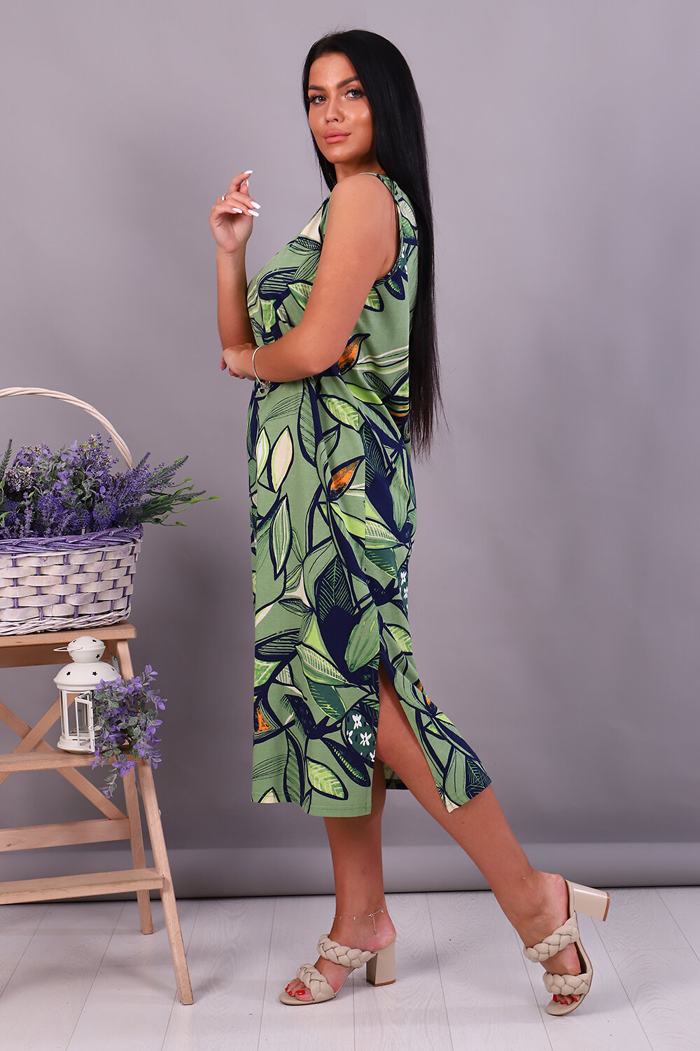 ст. цена876руб.! 876876Натали Сарафан 71007зеленый