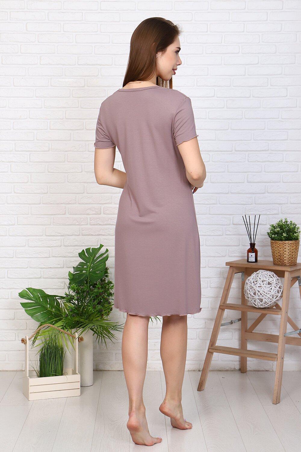 ст. цена684руб.! Натали Сорочка 55047серо-бежевый