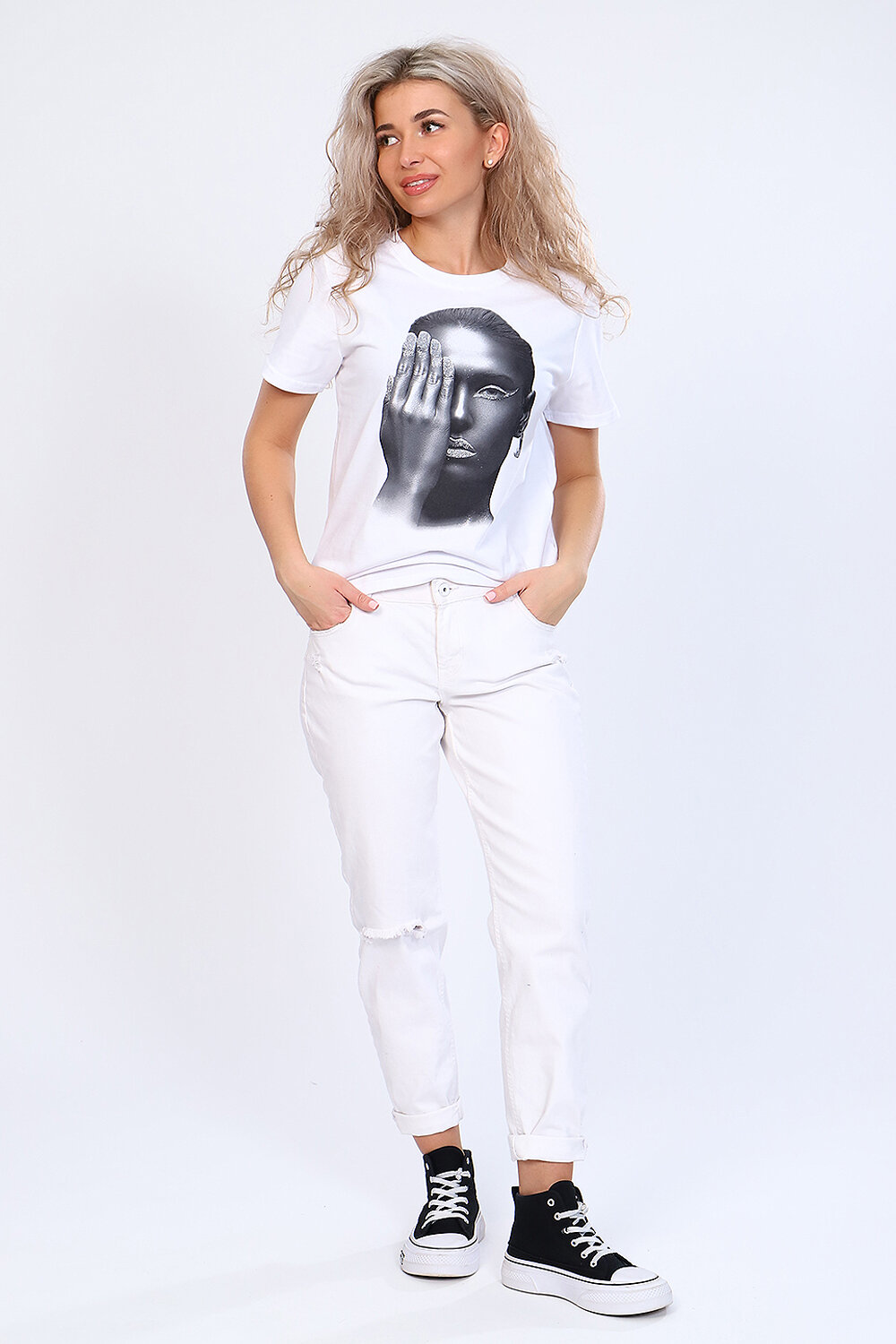 ст. цена672руб.! 672672Натали Футболка 70039белый