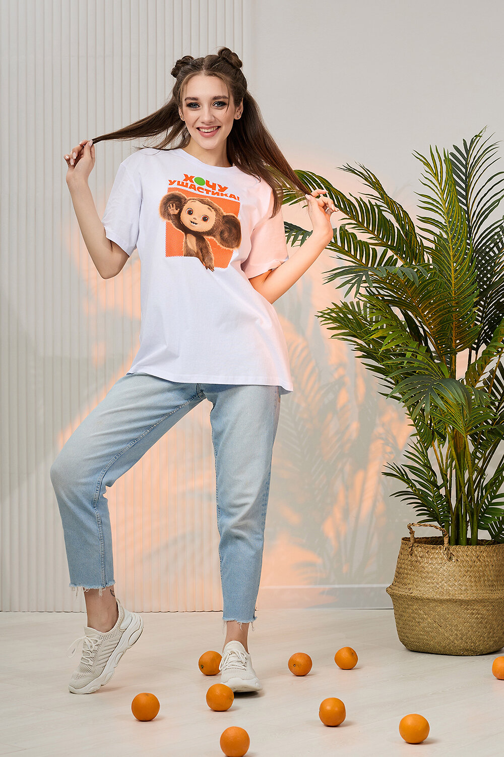 ст. цена540руб.! 540540Натали Футболка 8374белый