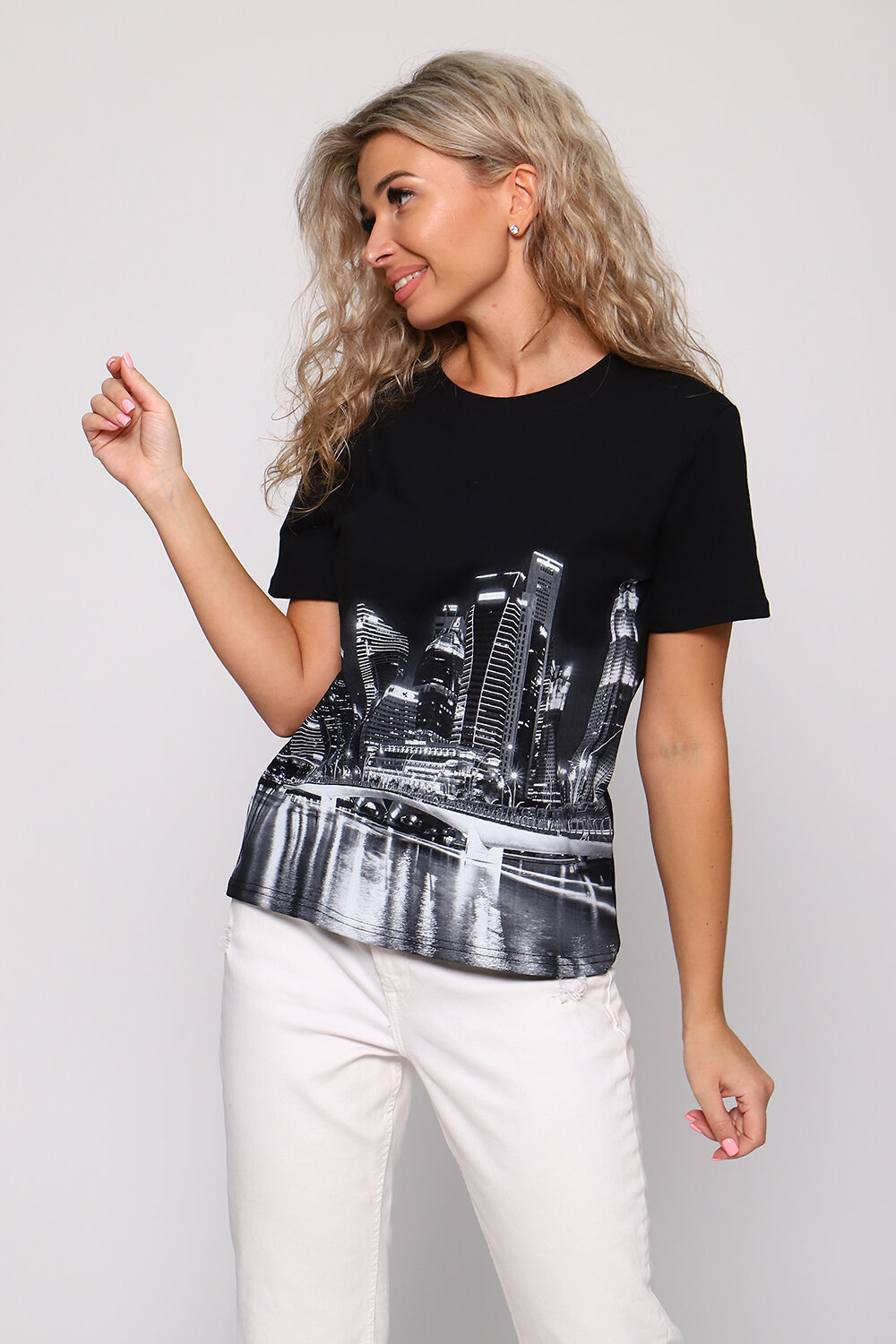 ст. цена678руб.! 678678Натали Футболка 70059черный