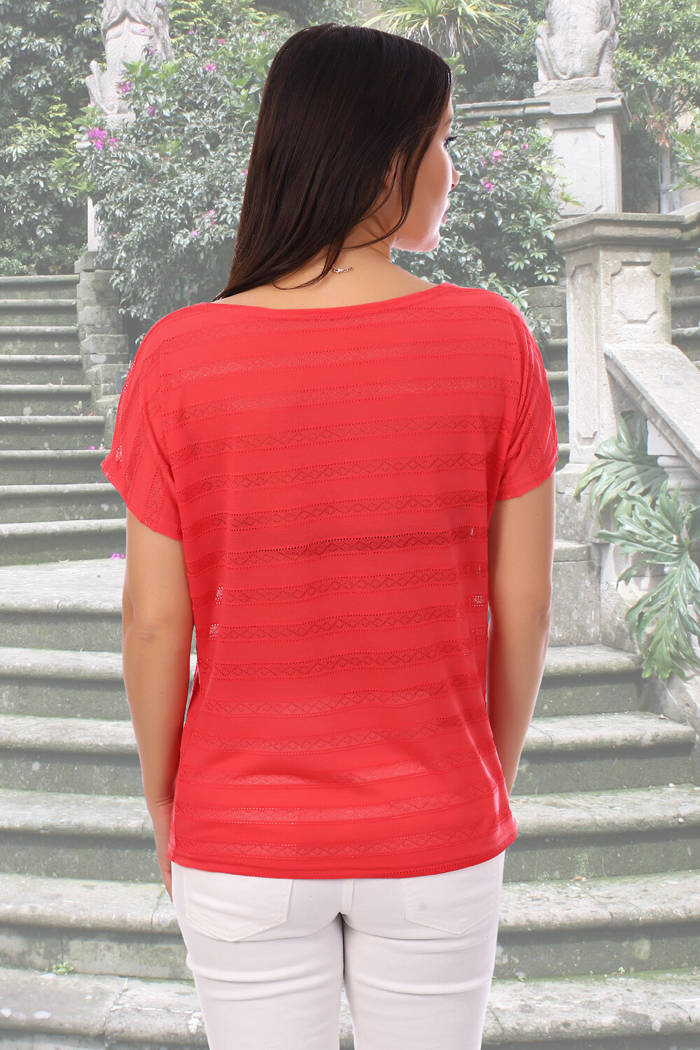 ст. цена624руб.! ст. цена624руб.! Натали Футболка 24817коралл