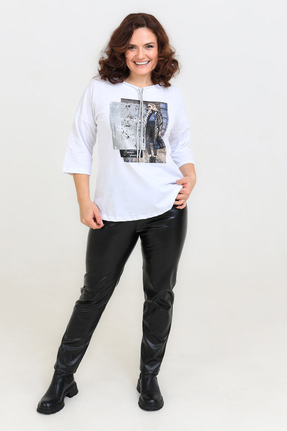 ст. цена630руб.! 630630Натали Футболка 50535белый