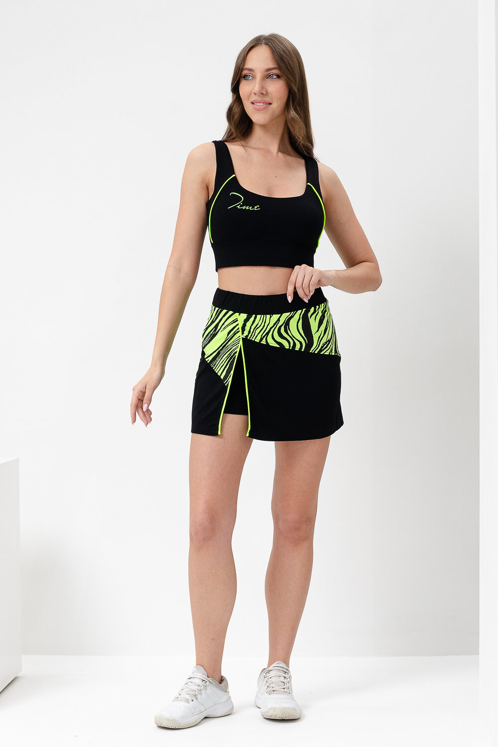 ст. цена1242руб.! 12421242Натали Костюм 67075черный+зеленый водросли