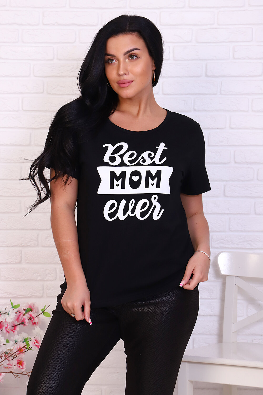 ст. цена462руб.! ст. цена462руб.! Натали Футболка 11657черный