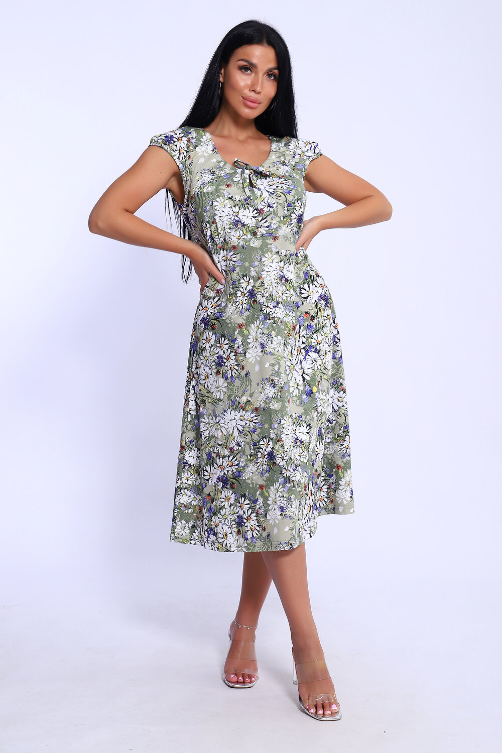 ст. цена984руб.! 984984Натали Платье 71126зеленый