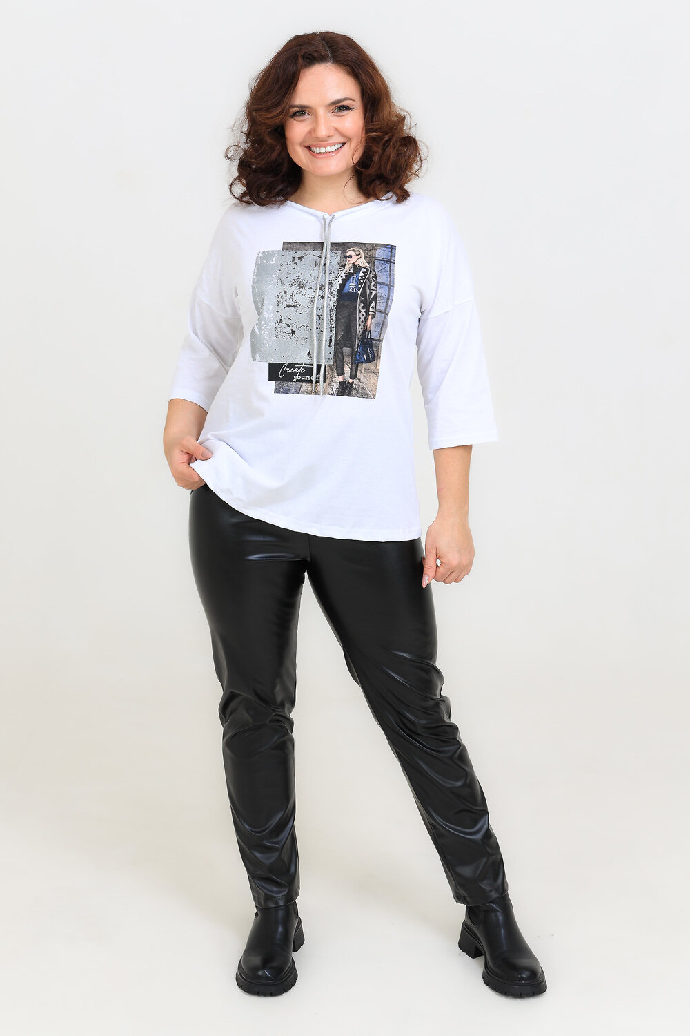 ст. цена630руб.! 630630Натали Футболка 50535белый