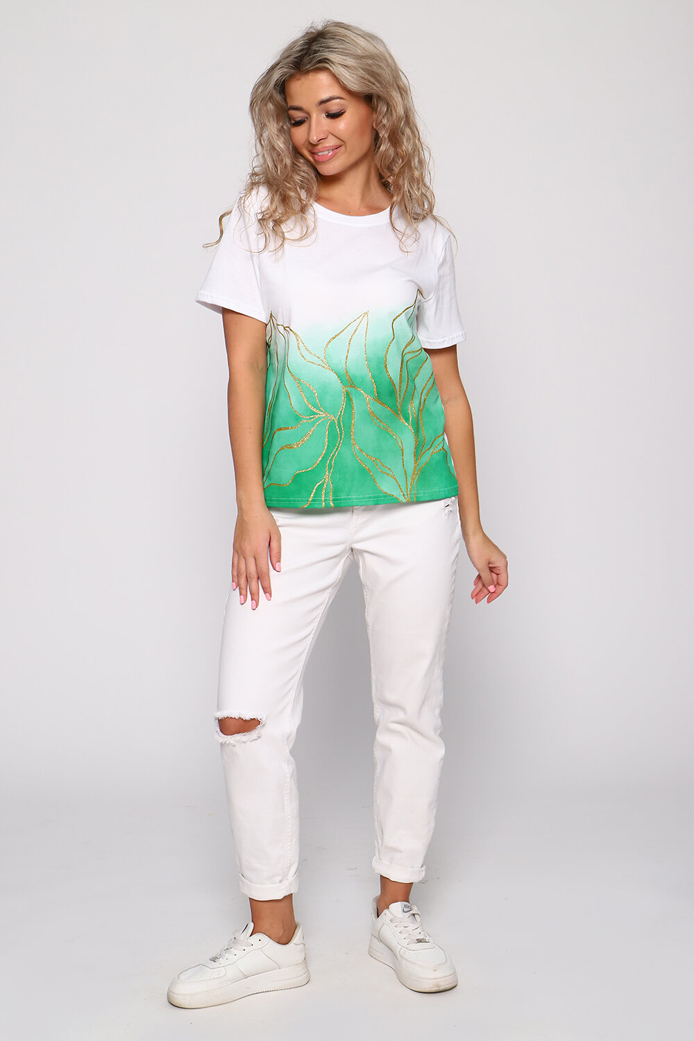 ст. цена642руб.! 642642Натали Футболка 70048зеленый