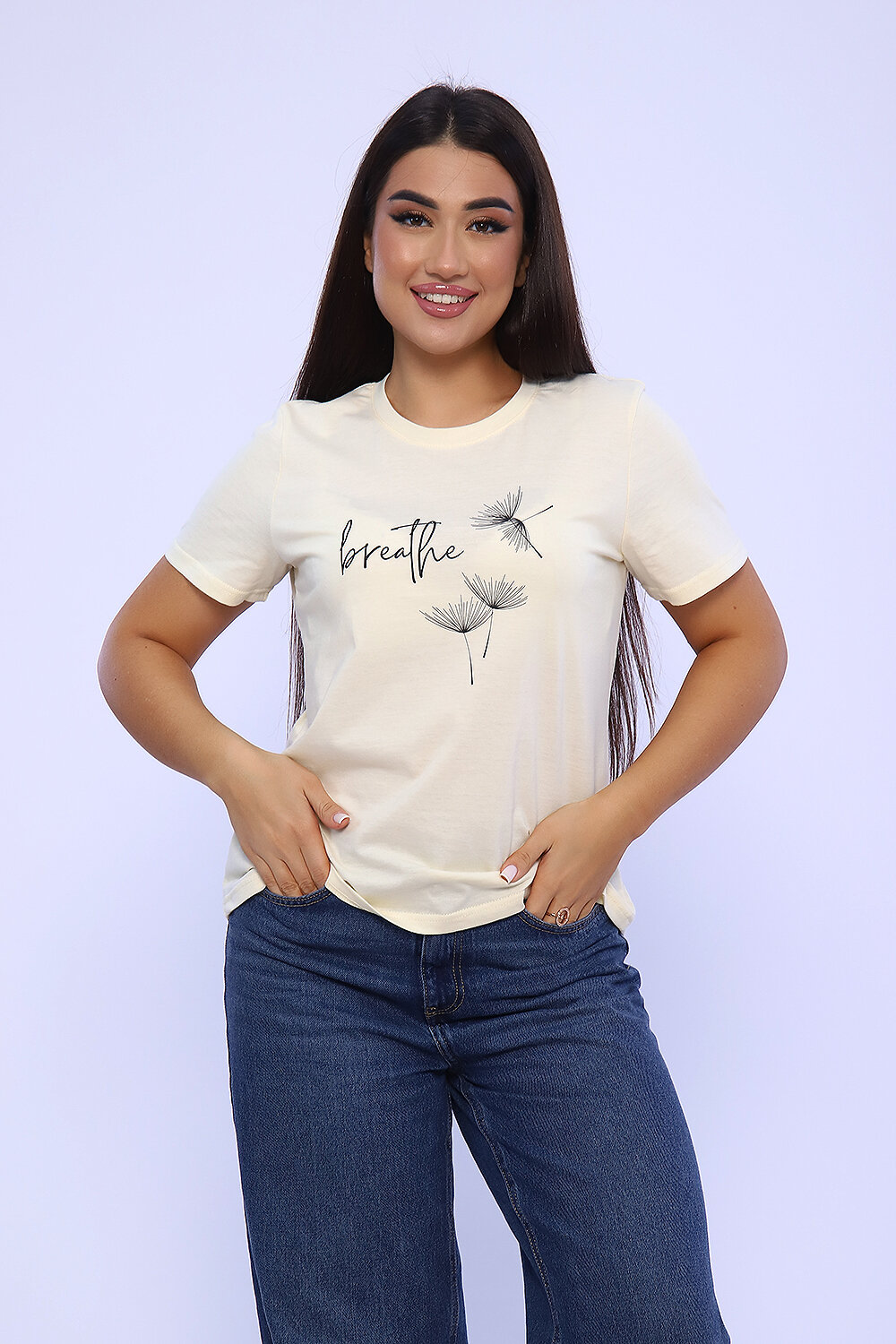 ст. цена606руб.! 606606Натали Футболка 55080молочный