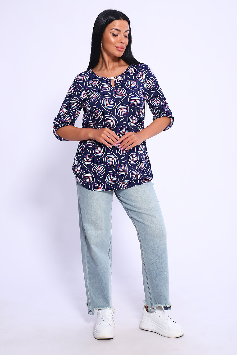 ст. цена846руб.! ст. цена846руб.! Натали Туника 71122темно-синий