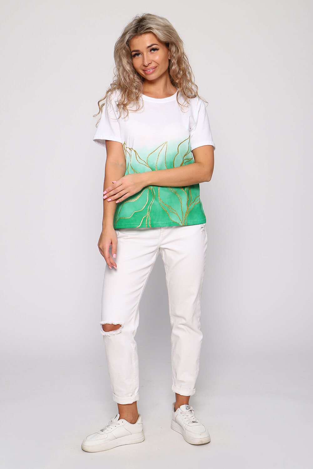 ст. цена642руб.! 642642Натали Футболка 70048зеленый