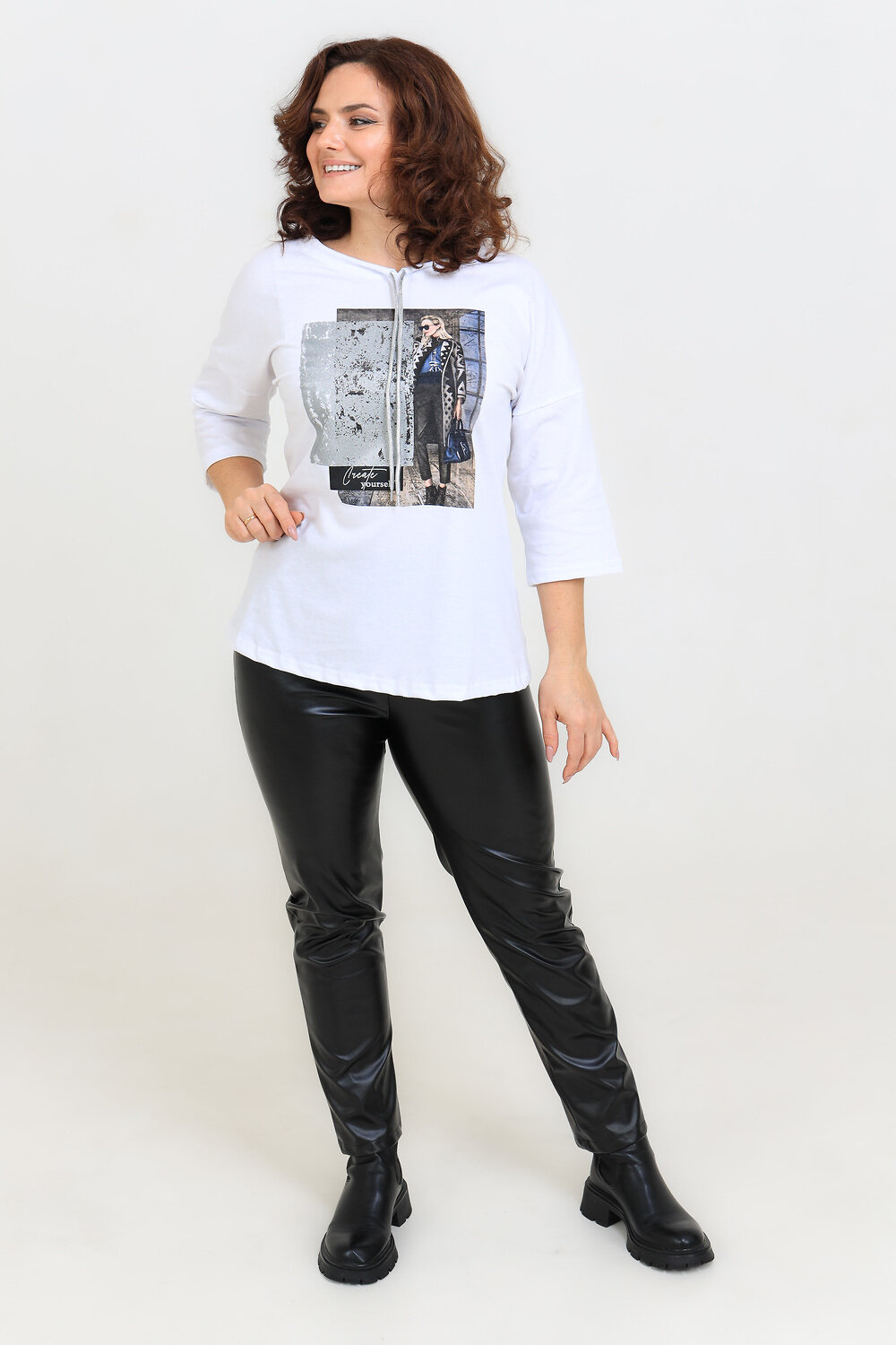 ст. цена630руб.! 630630Натали Футболка 50535белый