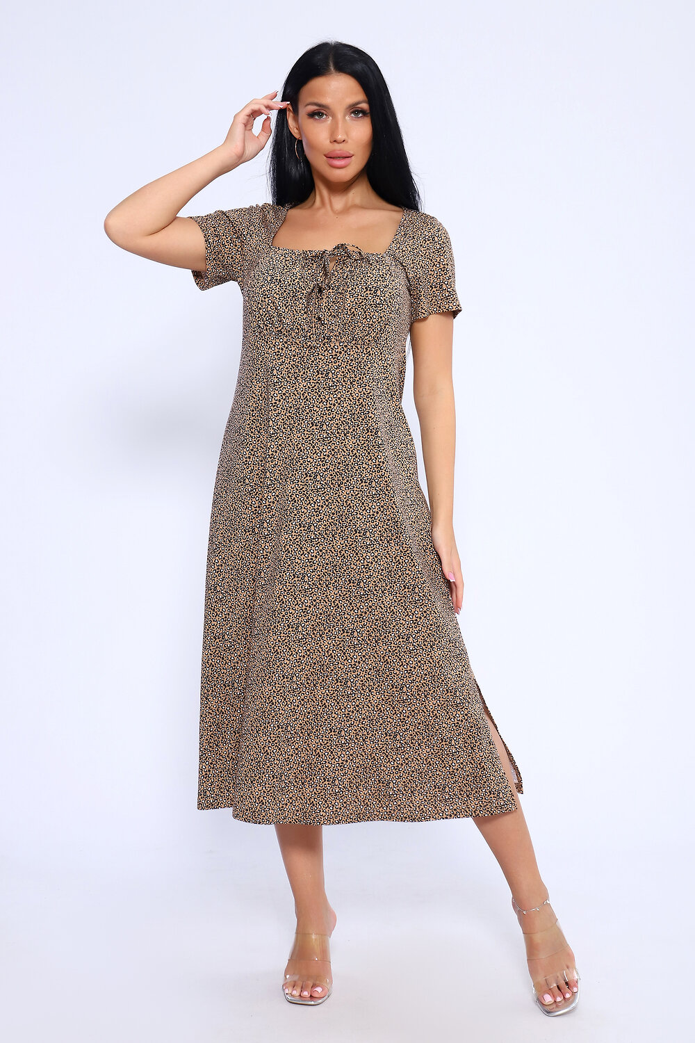 ст. цена1008руб.! 10081008Натали Платье 71124леопард