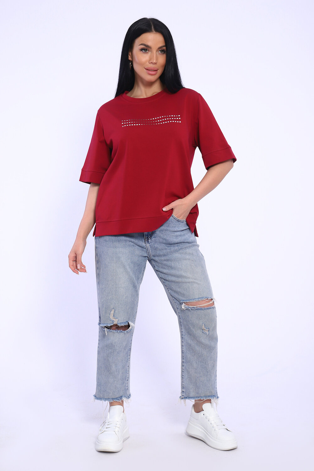 ст. цена870руб.! 870870Натали Футболка 82057винный