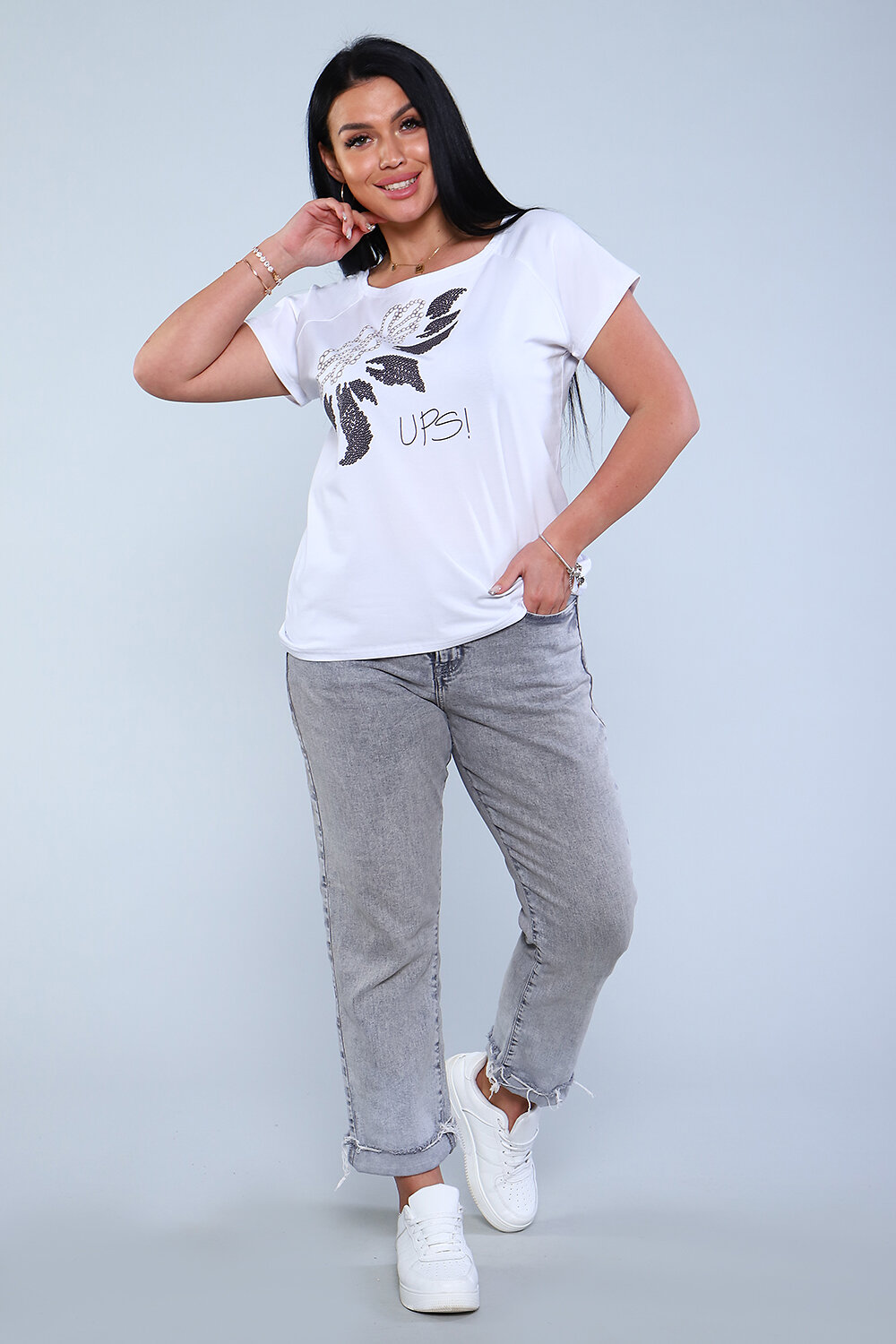 ст. цена618руб.! 618618Натали Футболка 82013белый