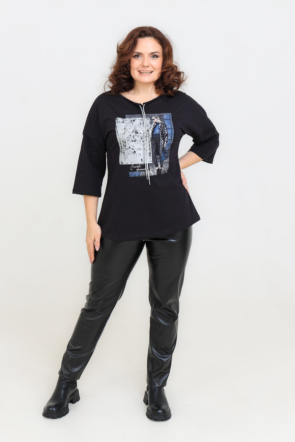 ст. цена630руб.! 630630Натали Футболка 50535черный