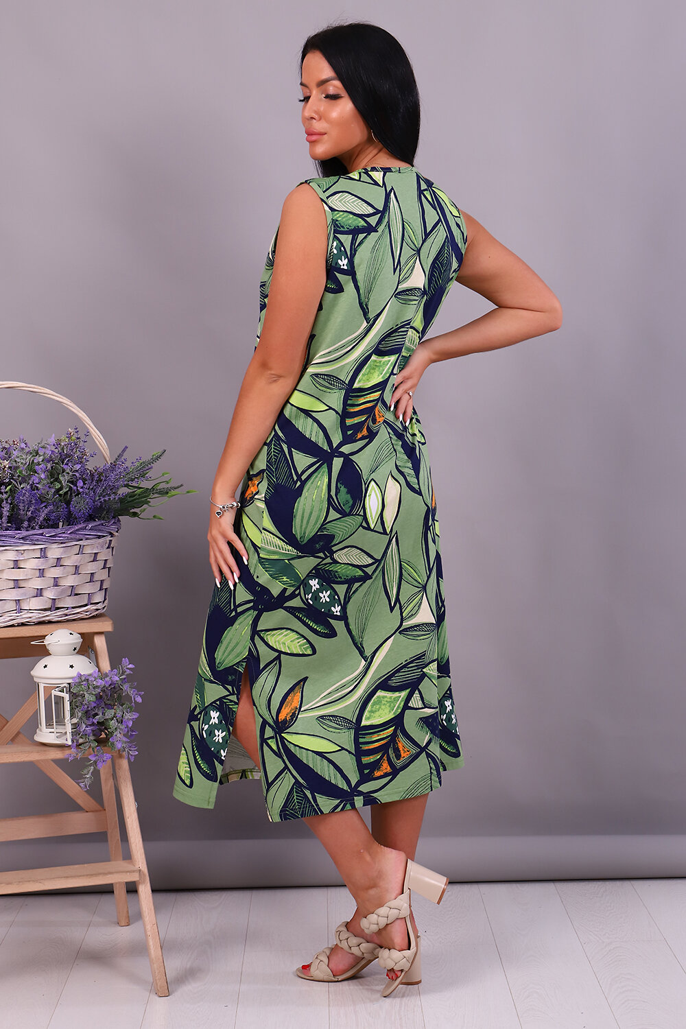 ст. цена876руб.! 876876Натали Сарафан 71007зеленый