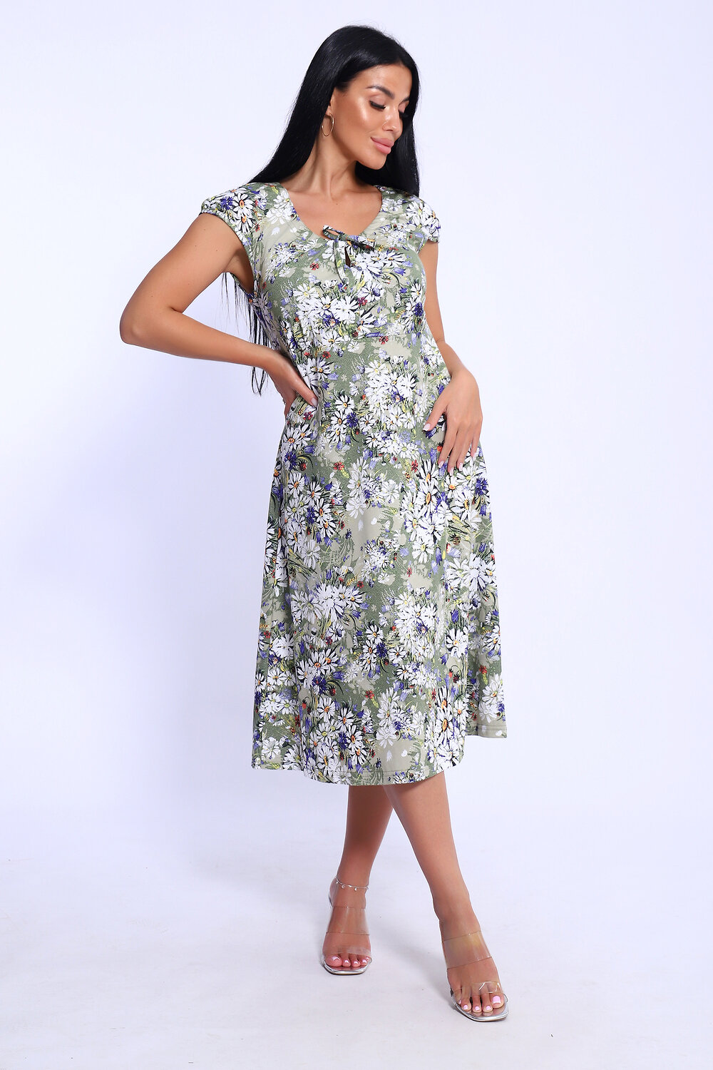 ст. цена984руб.! 984984Натали Платье 71126зеленый