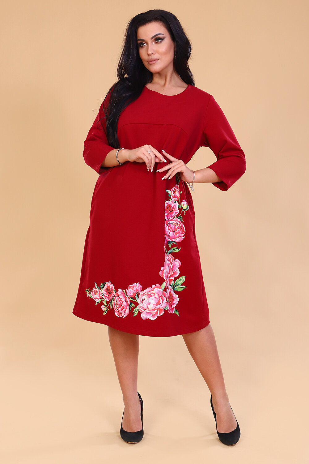 ст. цена1254руб.! 12541254Натали Туника 6242бордовый