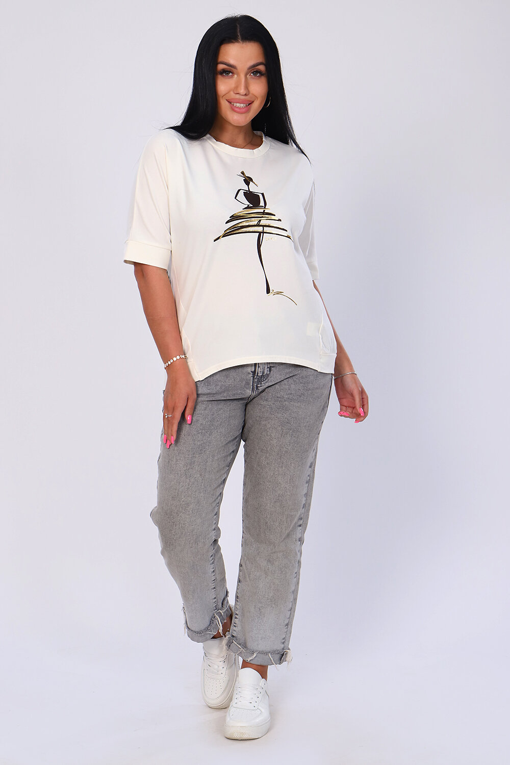 ст. цена798руб.! 798798Натали Футболка 82027экрю