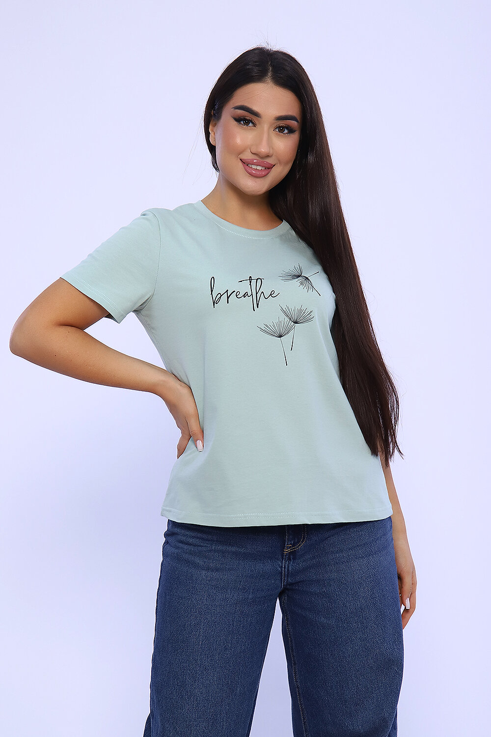 ст. цена606руб.! 606606Натали Футболка 55080ментол