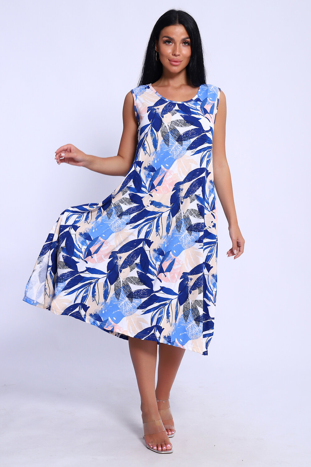 ст. цена1056руб.! 10561056Натали Сарафан 71131голубой