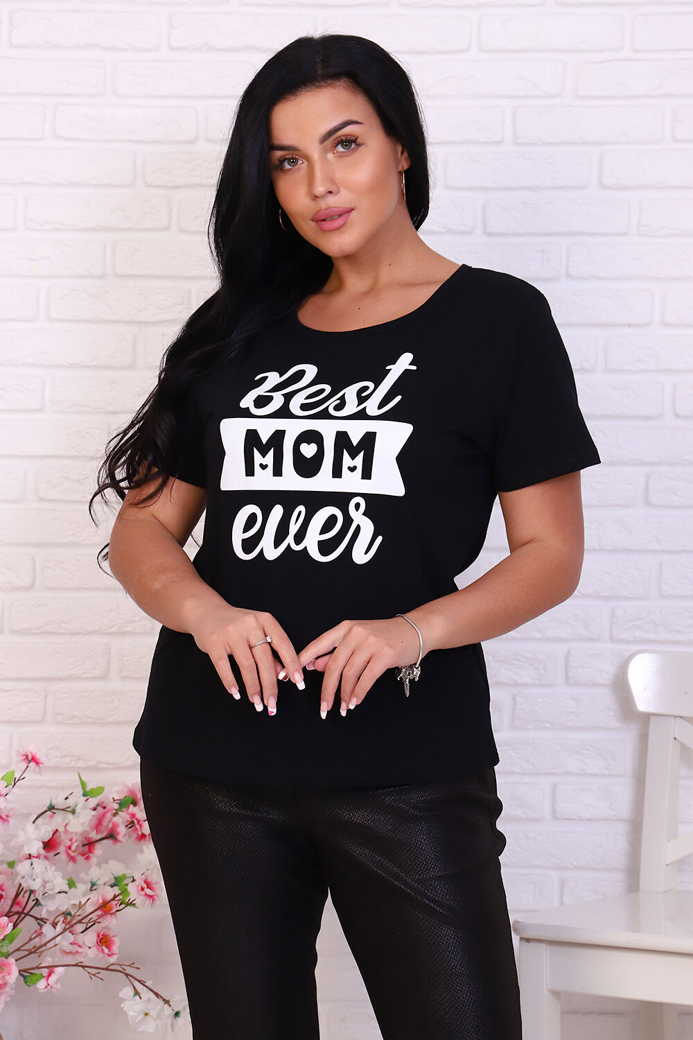 ст. цена462руб.! ст. цена462руб.! Натали Футболка 11657черный