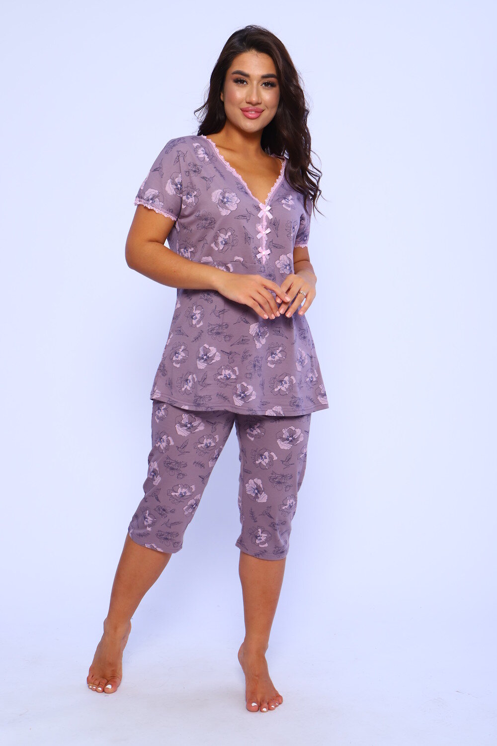 ст. цена1134руб.! Натали Пижама 42342кофейный