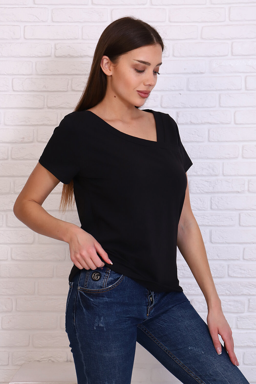 ст. цена708руб.! 708708Натали Футболка 24867черный