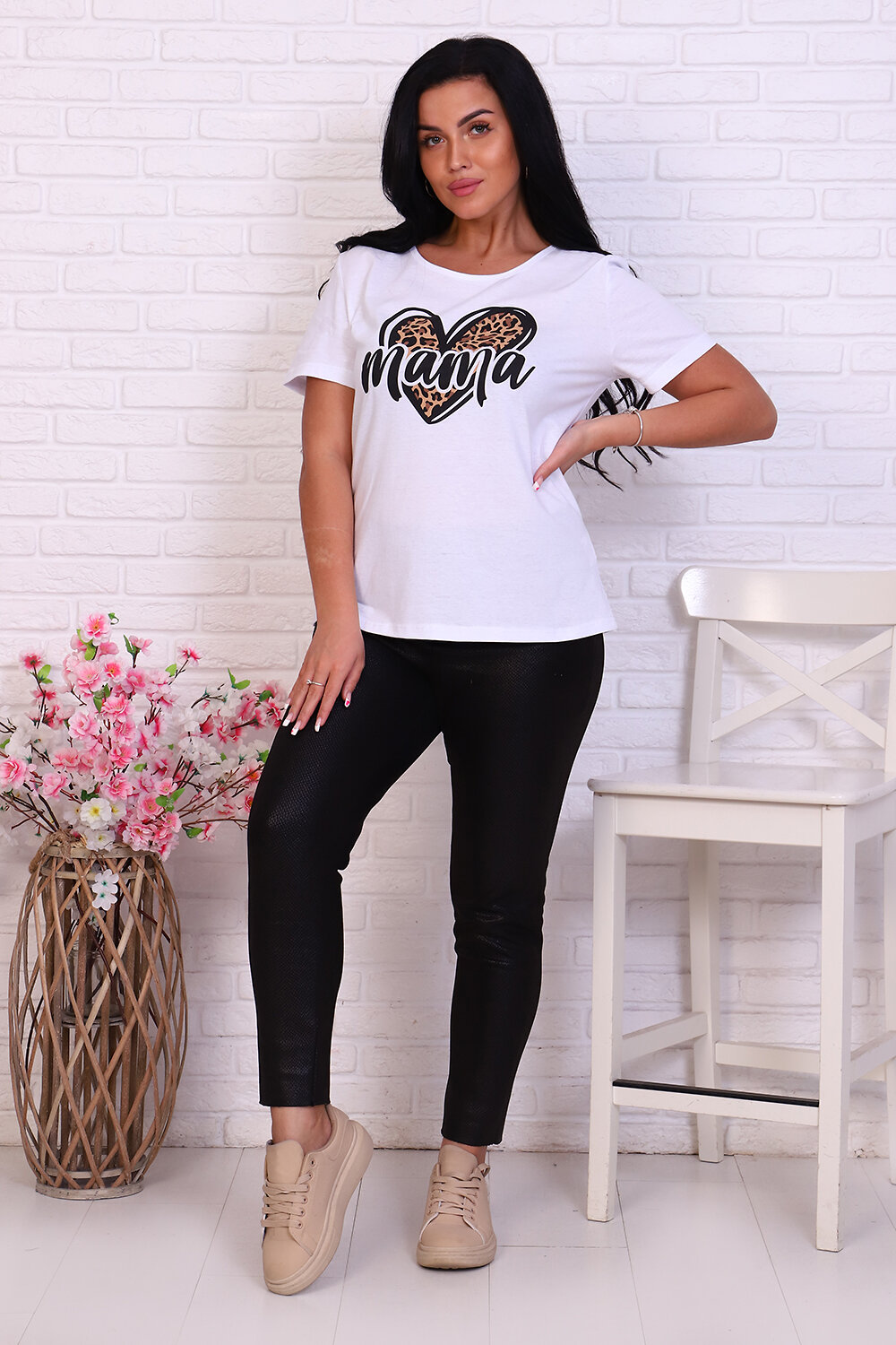 ст. цена462руб.! ст. цена462руб.! Натали Футболка 11661белый