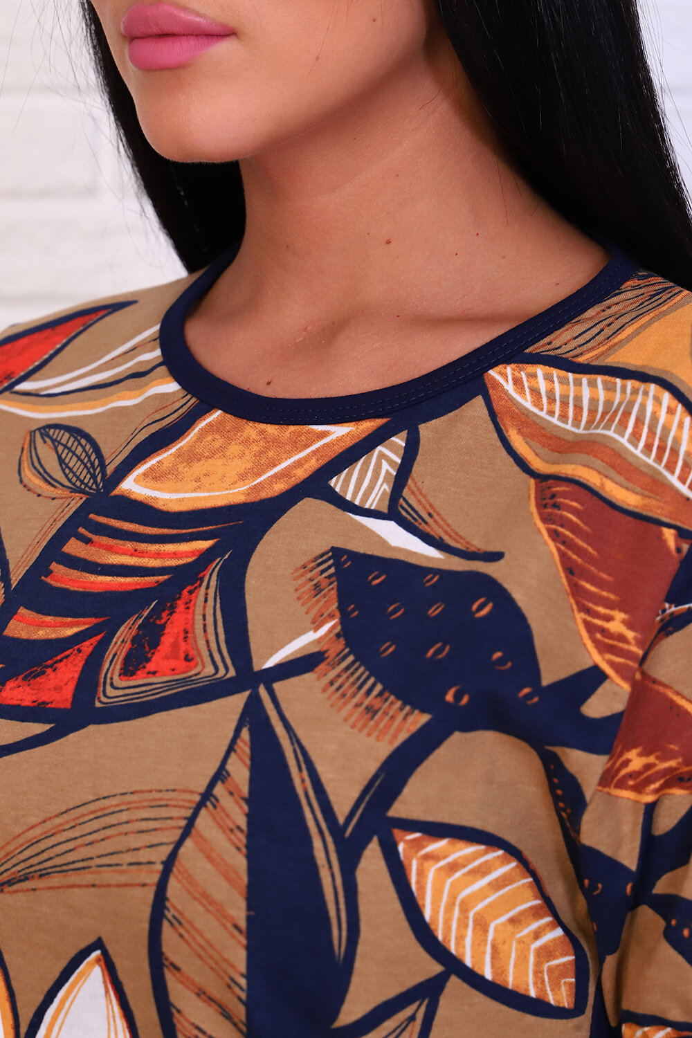 ст. цена1050руб.! Натали Туника 11673коричневый