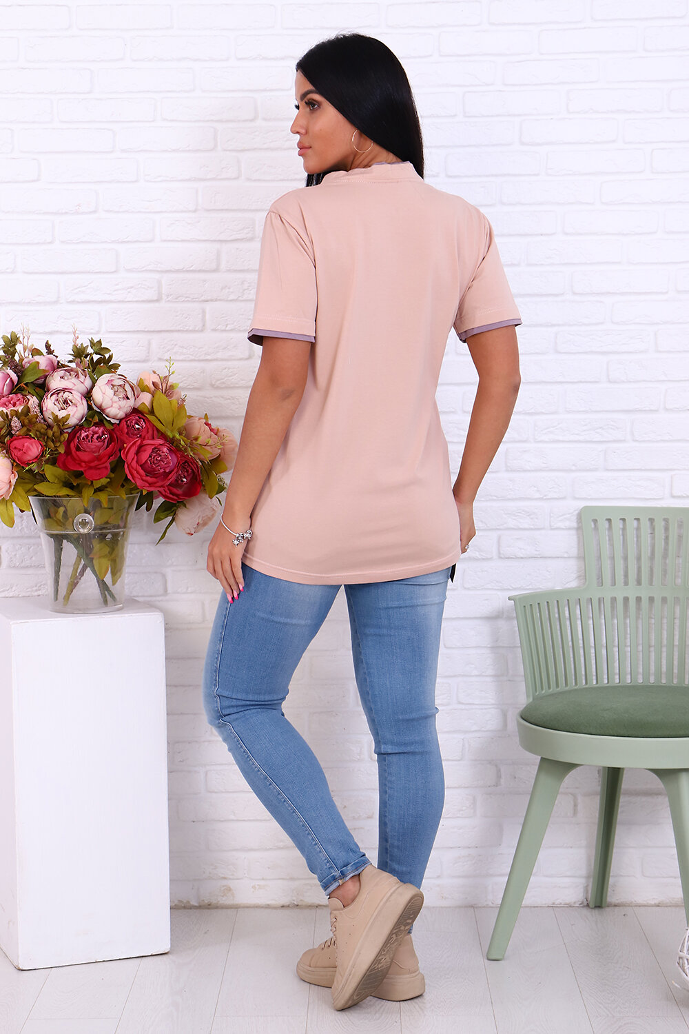 ст. цена774руб.! 774774Натали Футболка 6750бежевый