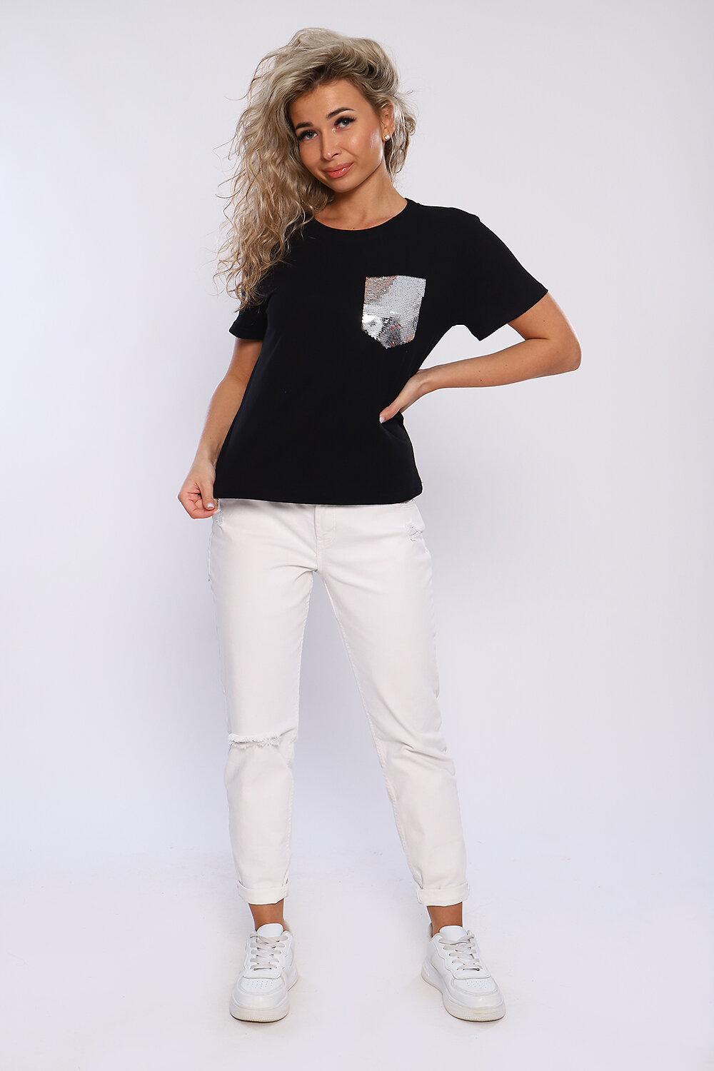 ст. цена684руб.! 684684Натали Футболка 70062черный