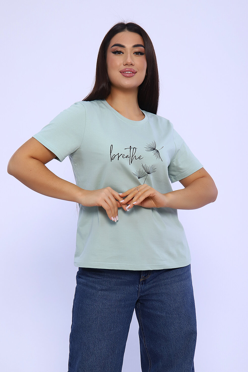 ст. цена606руб.! 606606Натали Футболка 55080ментол