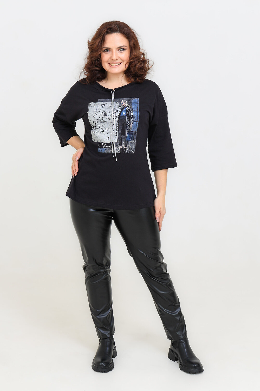 ст. цена630руб.! 630630Натали Футболка 50535черный