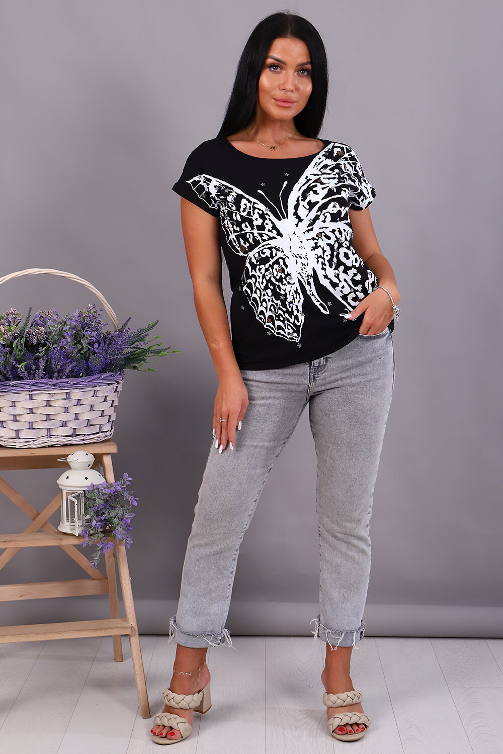 ст. цена678руб.! 678678Натали Футболка 24881черный