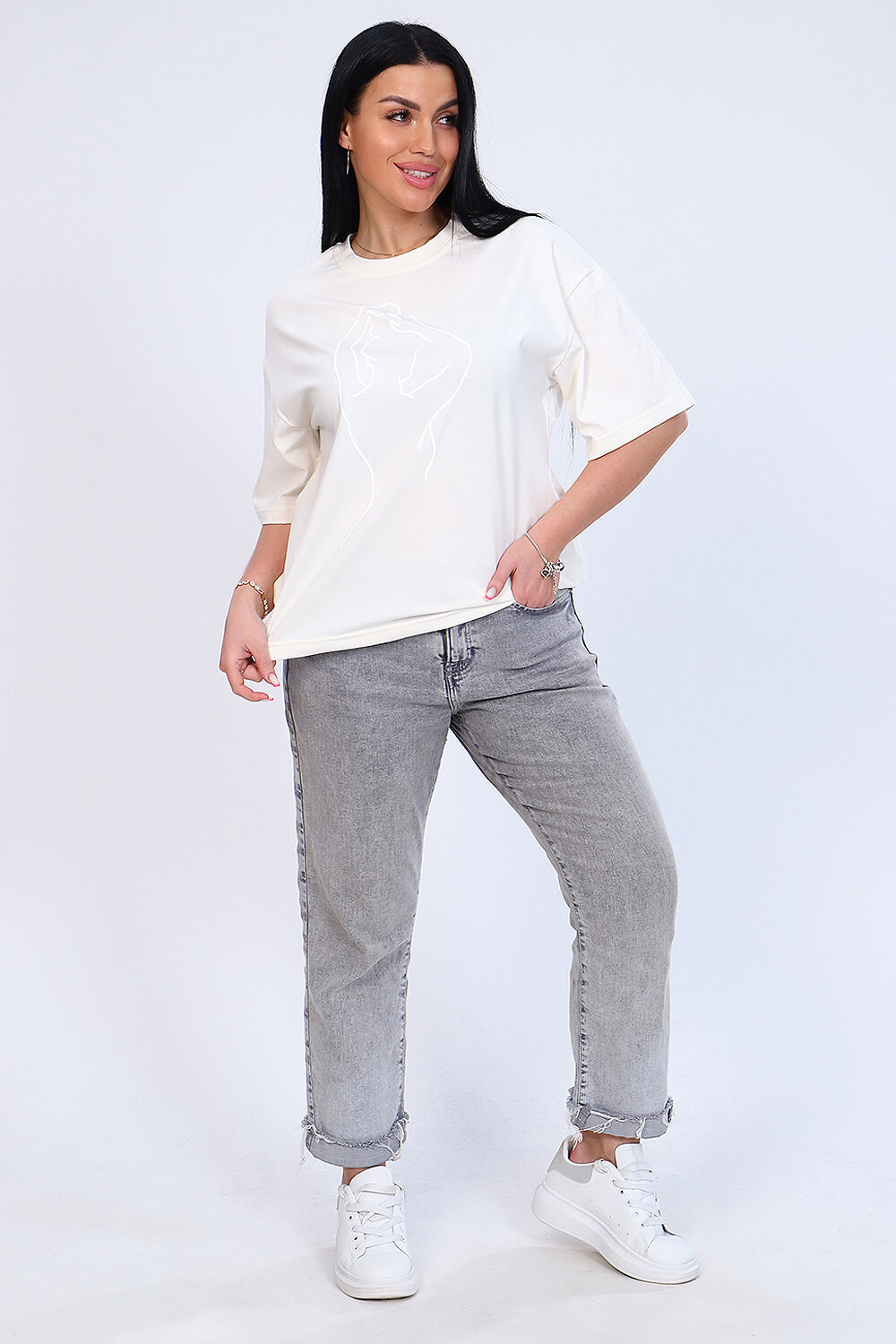 ст. цена774руб.! 774774Натали Футболка 82018экрю