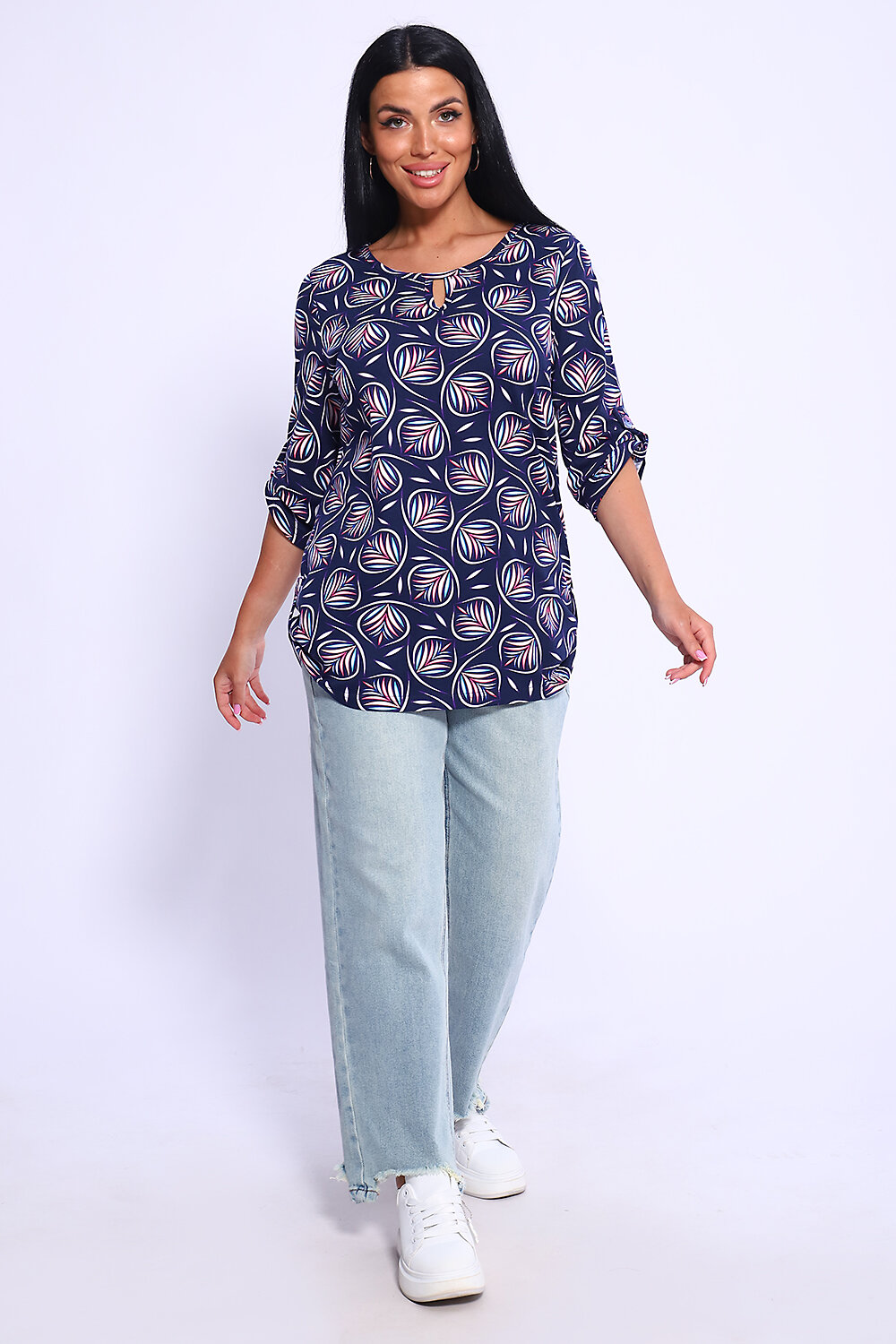 ст. цена846руб.! ст. цена846руб.! Натали Туника 71122темно-синий