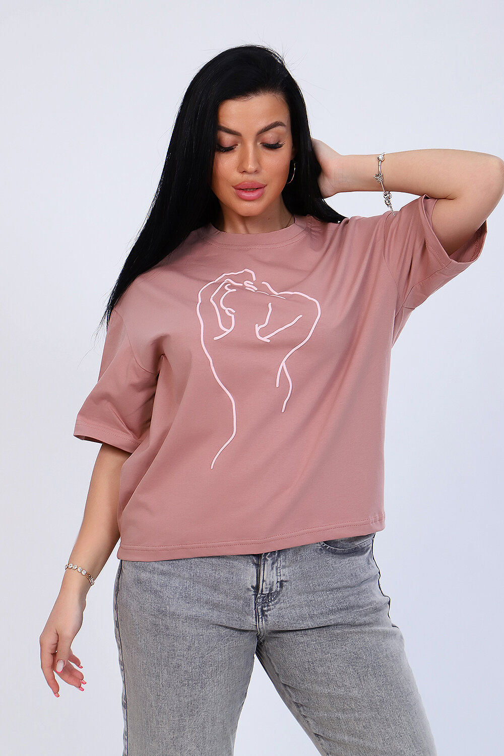 ст. цена774руб.! 774774Натали Футболка 82018сухая роза