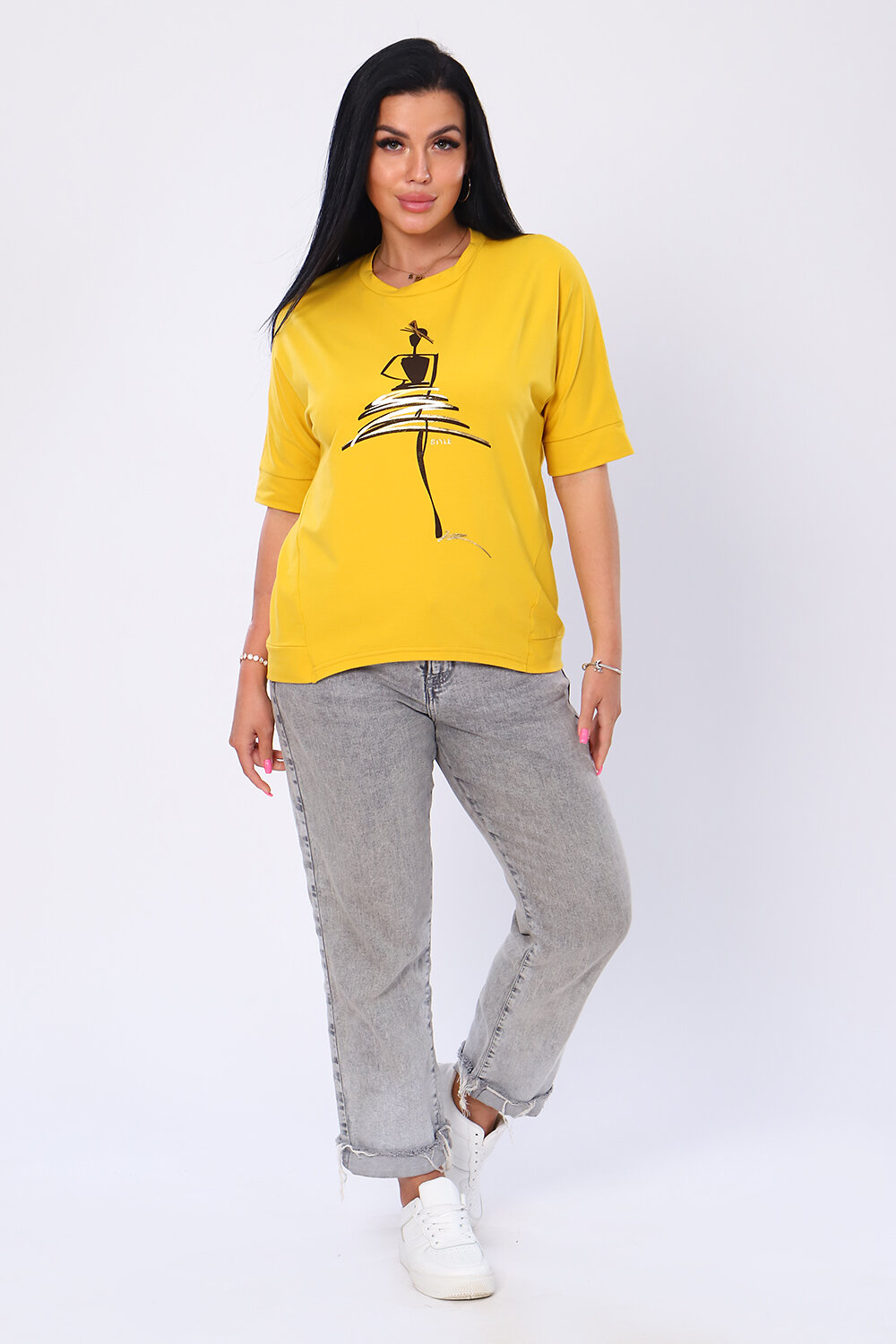 ст. цена798руб.! 798798Натали Футболка 82027горчица