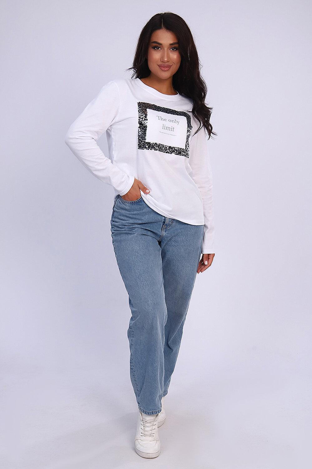 ст. цена900руб.! 900900Натали Лонгслив 55062белый