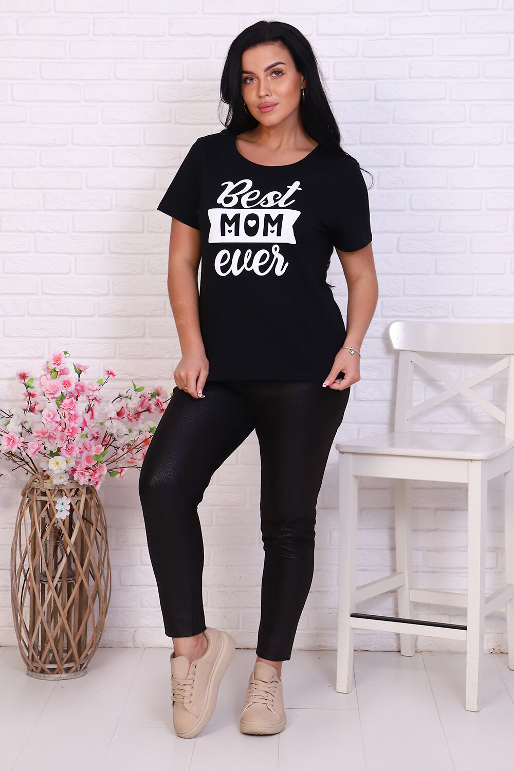 ст. цена462руб.! ст. цена462руб.! Натали Футболка 11657черный