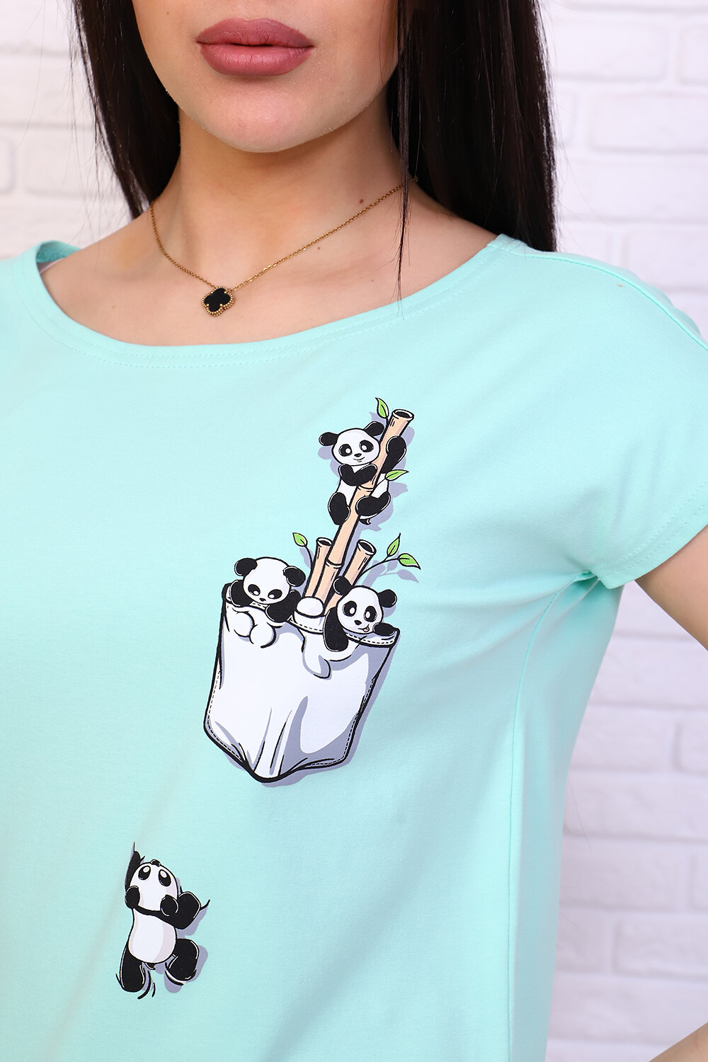 ст. цена666руб.! ст. цена666руб.! Натали Футболка 24859ментол