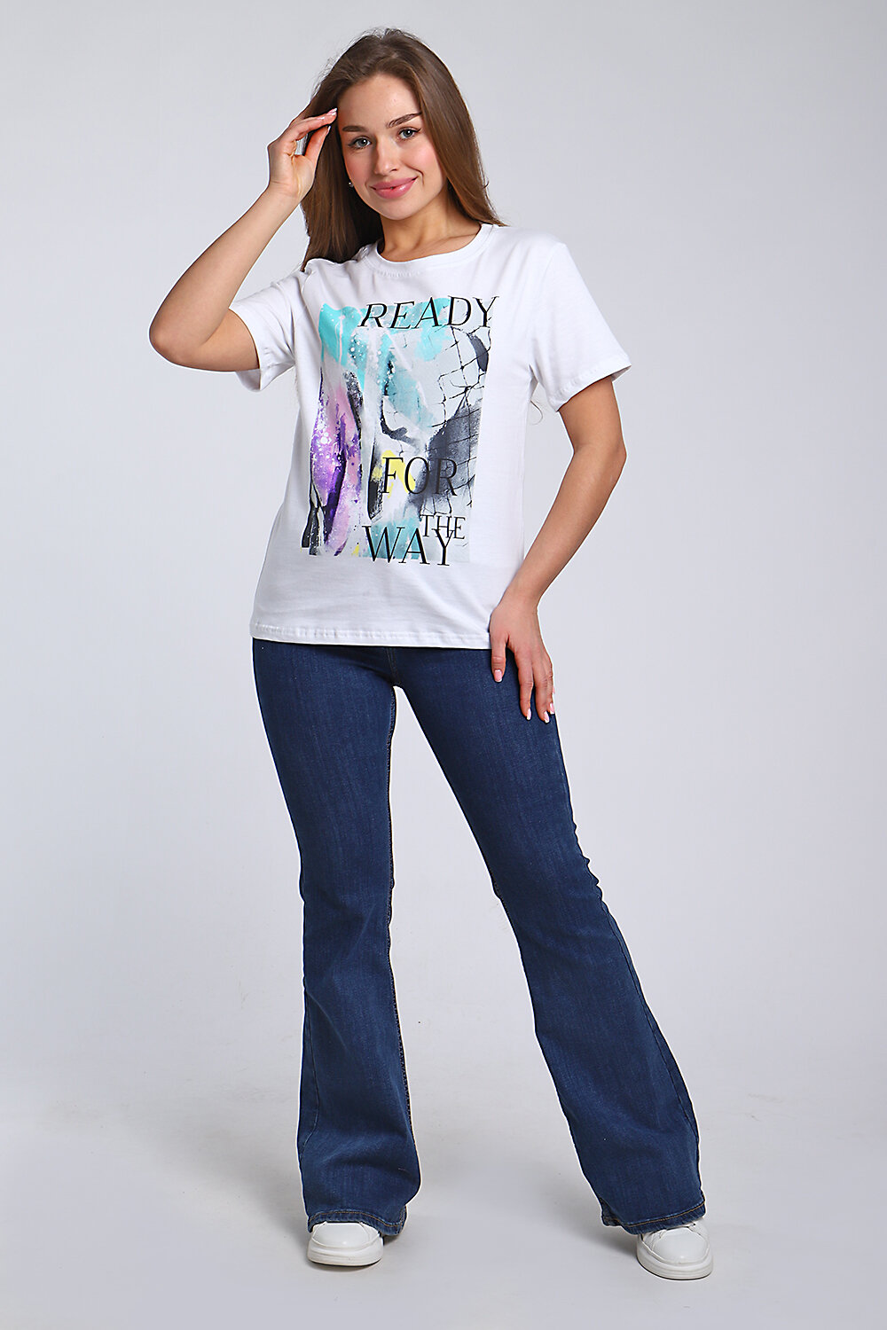 ст. цена636руб.! 636636Натали Футболка 70098белый