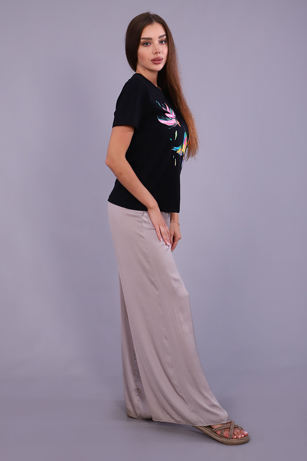 ст. цена792руб.! 792792Натали Футболка 70013черный